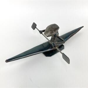 Kayak Railroad Spike Art Sculpture
